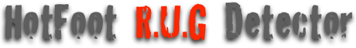 HotFoot  R.U.G  Detector 